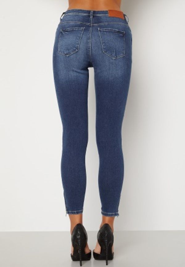 Noisy May Kimmy Ankel Dart Jeans Medium Blue Denim 27/30