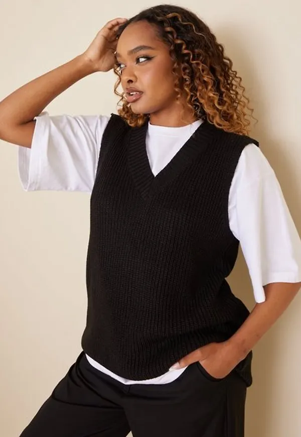Vero Moda Vmlea Sl V-Neck Long Vest Noos Stickade västar