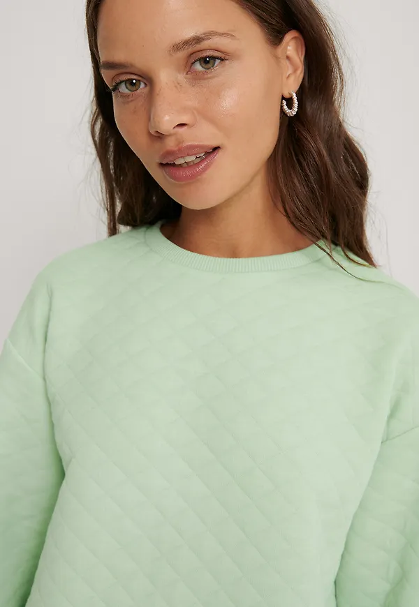 Lisa-Marie Schiffner x NA-KD Tröja - Green