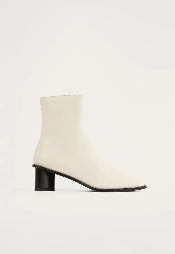 NA-KD Shoes Boots - White