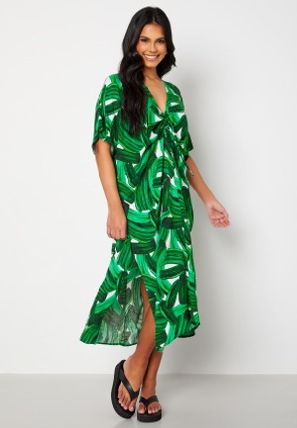 VILA Zugina 2/4 Sleeve Midi Caftan Emerald AOP:Green S/M