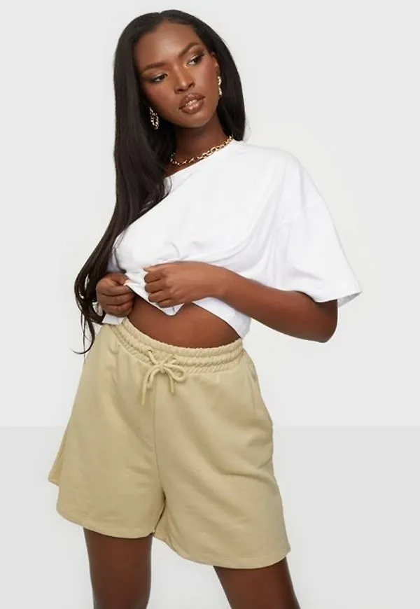 Only Onlkappi Sweat Shorts Swt Shorts Soy Bean