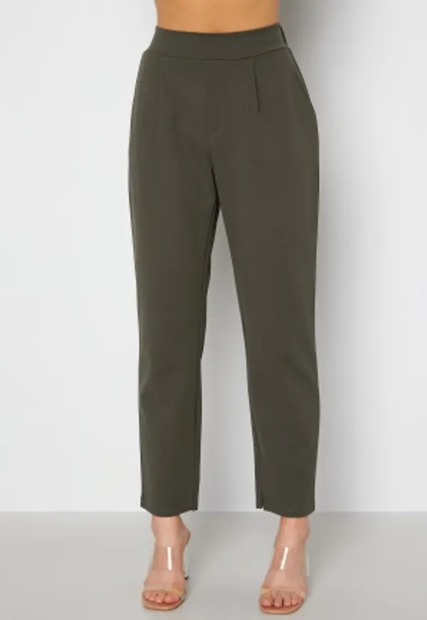 Happy Holly Avery soft suit pants Dark khaki-green 32/34