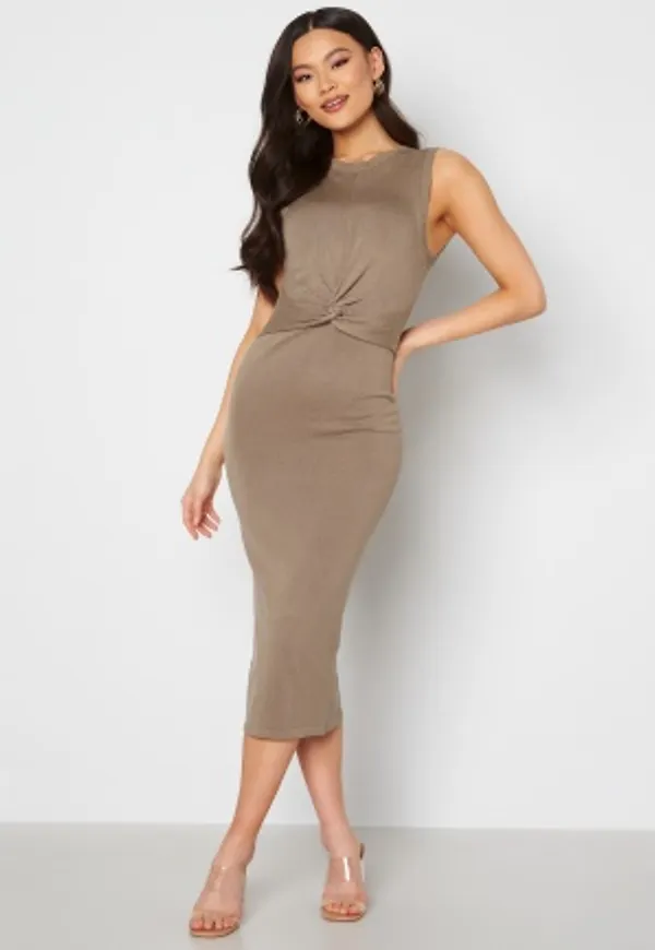 BUBBLEROOM Nova knitted dress Brown S