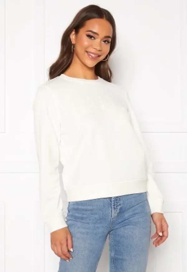 GANT Arch Logo C-Neck Sweat 113 Eggshell XS