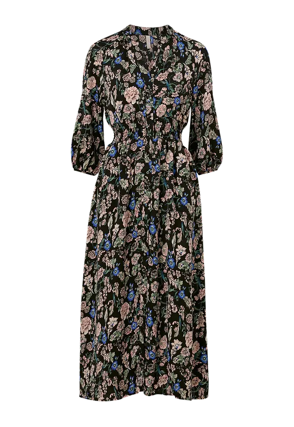 Y.A.S - Maxiklänning yasValetta 3/4 Long Dress - Svart