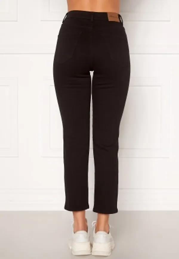 Happy Holly Peggy straight leg jeans Black denim 36