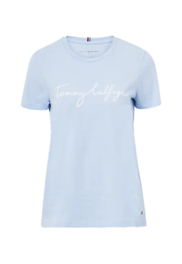 Tommy Hilfiger - Topp Crew Neck Graphic Tee - Blå