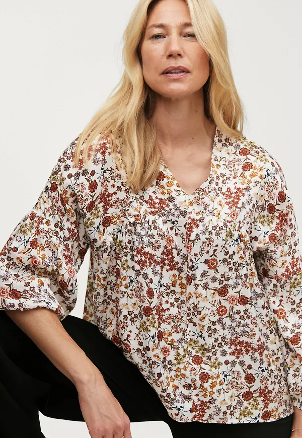 Soaked in Luxury - Blus slKimaya Blouse - Natur