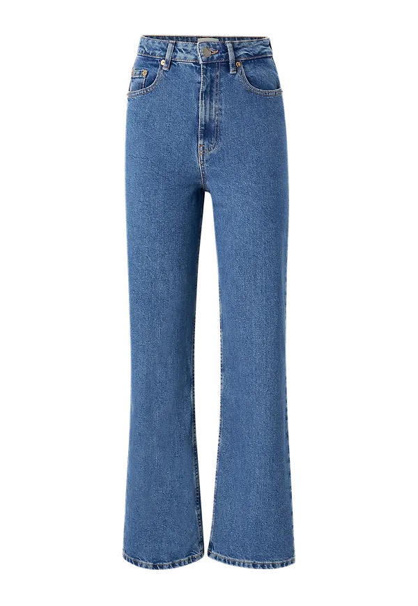 Only - Jeans onlCamille Life EX HW Wide Dnm Noos - Blå
