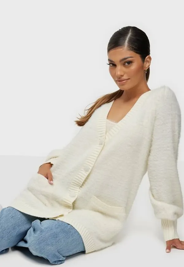 Pieces Pckris Ls Knit Coatigan Cardigans