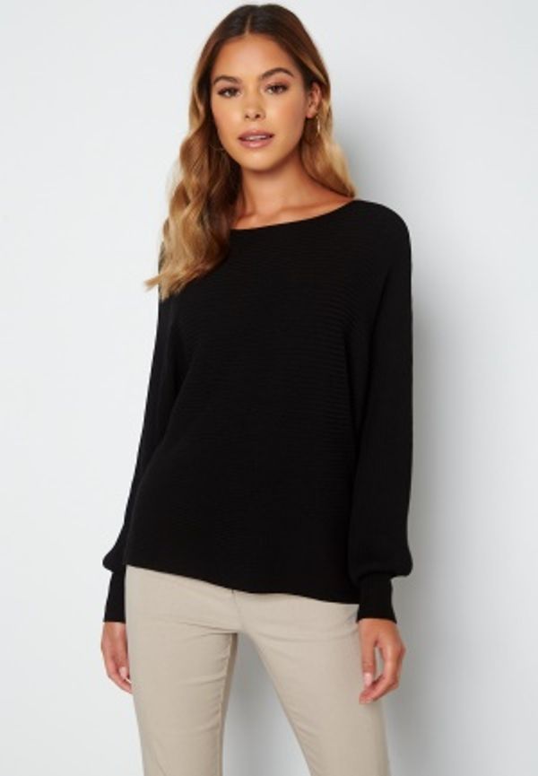 ONLY Adaline Life L/S Short Pullover Knit Black XS