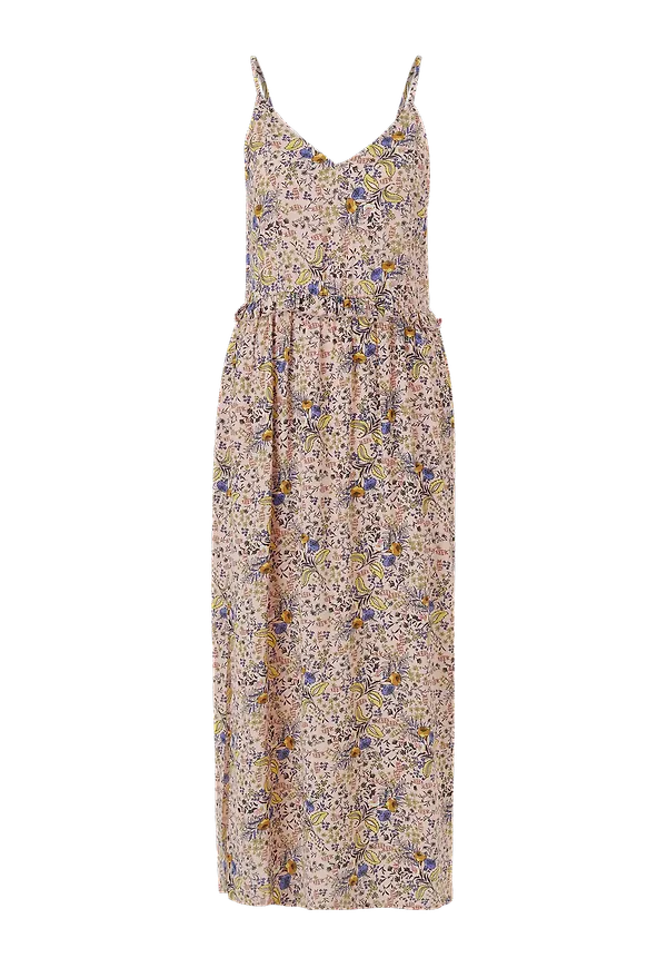 Y.A.S - Maxiklänning Seville Strp Long Dress - Rosa