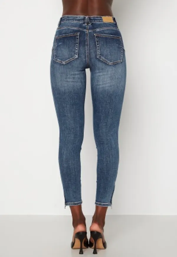 VERO MODA Tilde Ankle Zip Medium Blue Denim XL/30
