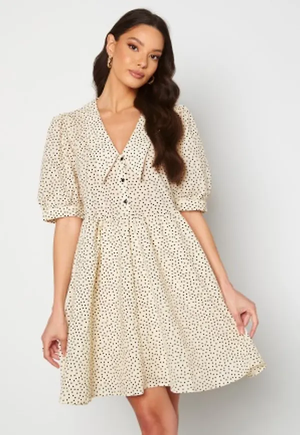 Object Collectors Item Nour 2/4 Dress Sandshell AOP Dot 38
