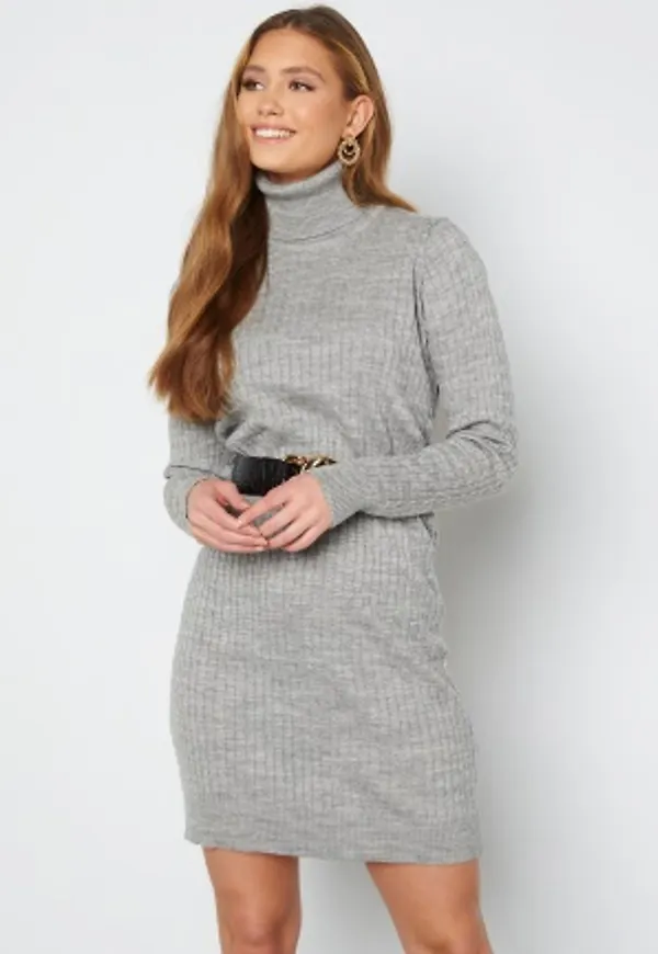 Trendyol Nora High Neck Dress Gray M