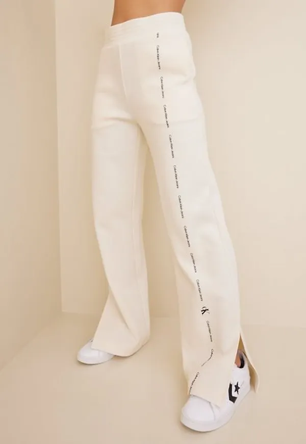 Calvin Klein Jeans Repeat Logo Jog Pant Mjukisbyxor White
