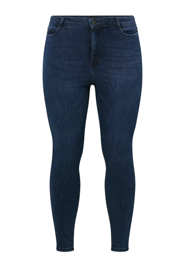 Vero Moda Curve - Jeans vmLora HW SS DB Jeans K Curve - Blå