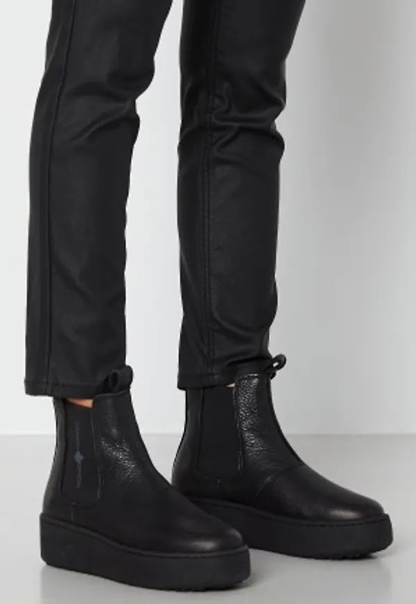 Canada Snow Mount Alexis Black Leather Black 39