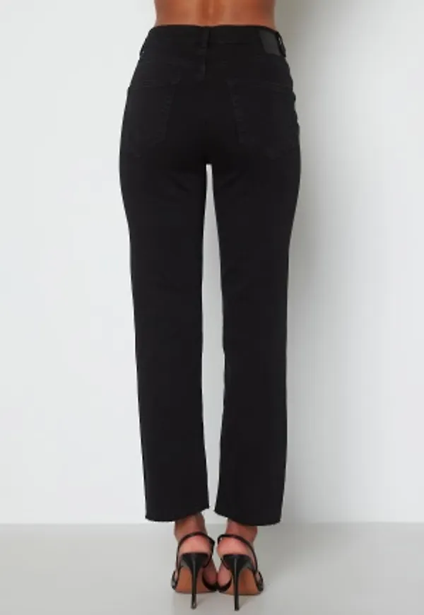 Pieces Delly Straight HW Jeans Black XL