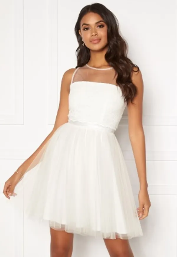 Moments New York Desire mesh dress  White 34