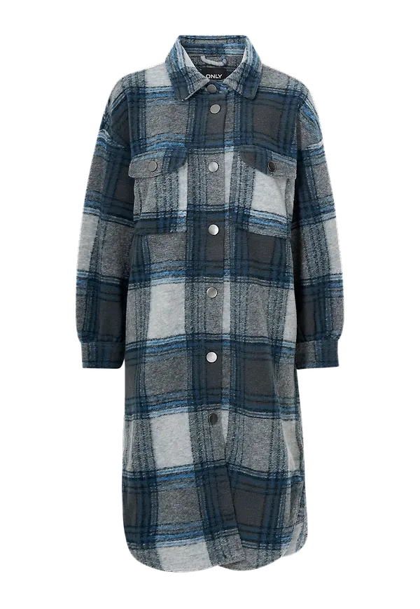 Only - Skjortjacka onlAndrea X-Long Shacket - Grå