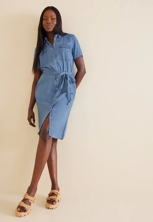 Vila Vibista S/S Shirt Dress/Su - Noos Vardagsklänningar