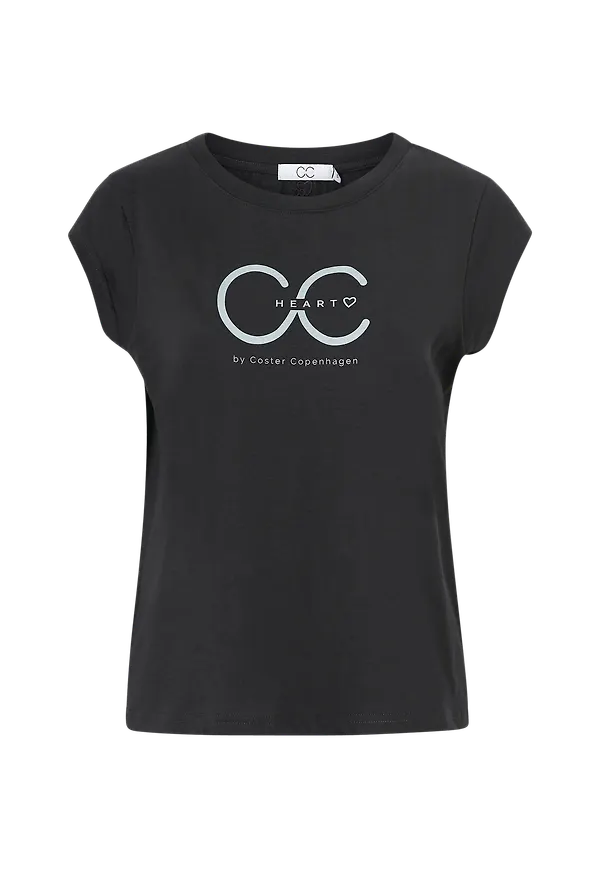 Coster Copenhagen - Topp CC Heart logo - Svart