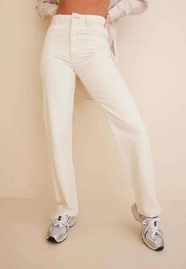 Abrand Jeans A '94 High Straight Stone White High waisted jeans