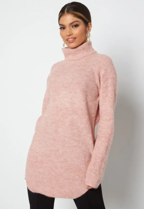 Pieces Ellen LS Long Knit Misty Rose XS