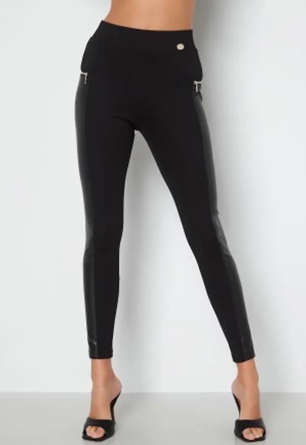 Chiara Forthi Pamina coated leggings Black M