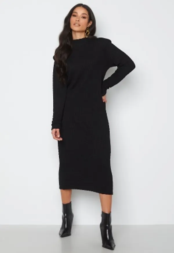 Object Collectors Item Stella L/S Midi Dress Black XS