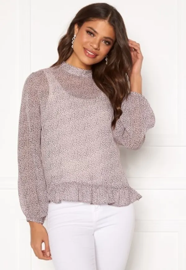 Pieces Julie LS Top Misty Rose XS