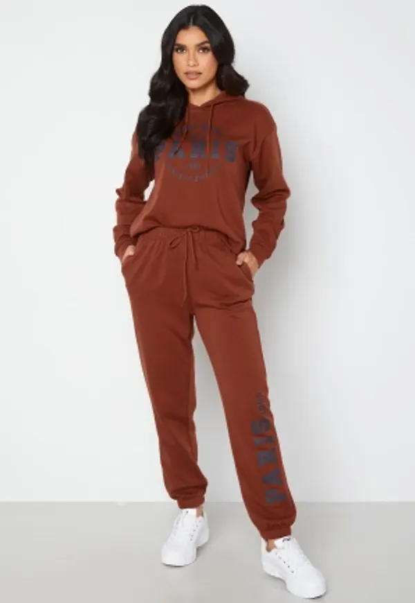 ONLY Comfy Life Print Pant Roasted Russet Paris L