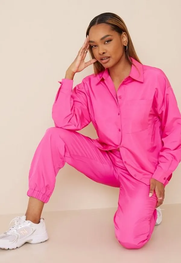 Pieces Pcjylla Ls Shirt D2D Skjortor Azalea Pink