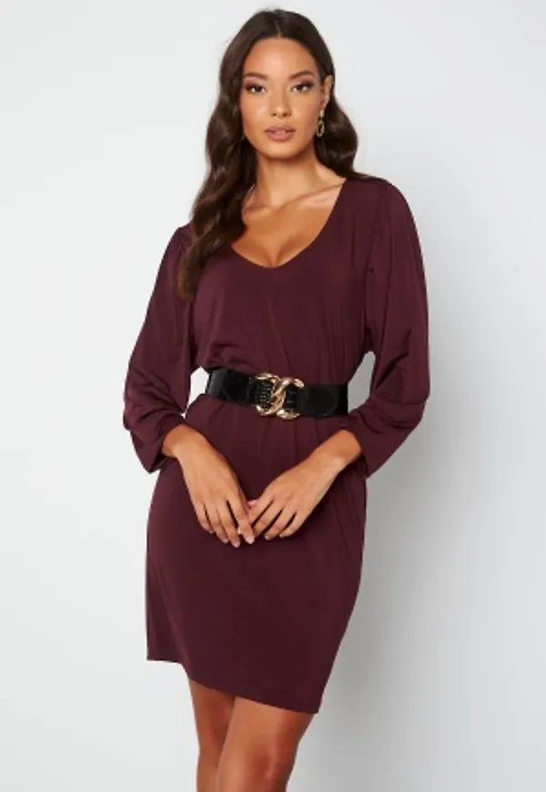 VILA Eboni L/S Dress Winetasting S