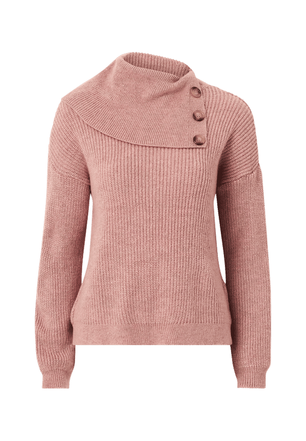 Only - Tröja onlJada L/S Roll-neck Pullover Knt - Rosa