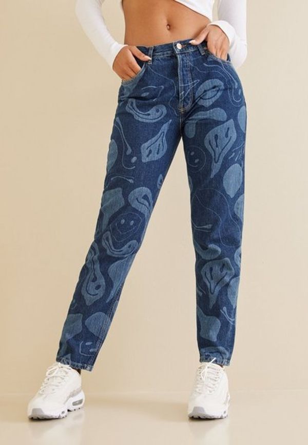 Only Onlveneda Hw Mom Smiley Jeans High waisted jeans