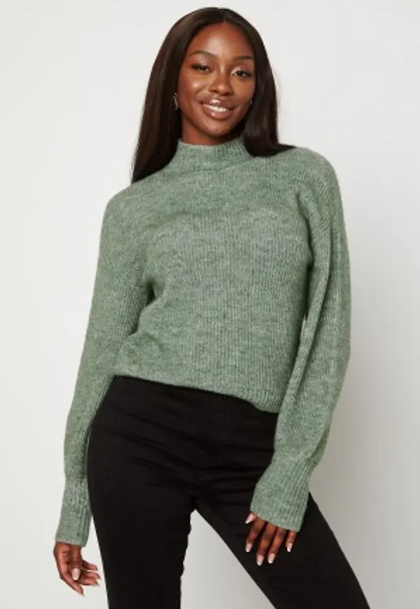 BUBBLEROOM Madina knitted sweater Green L
