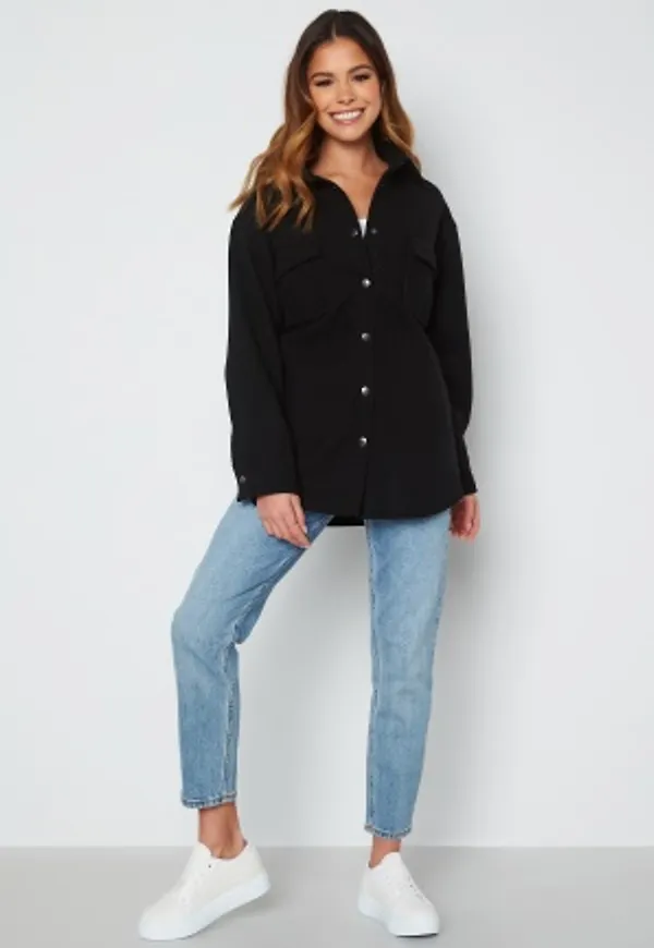 BUBBLEROOM Alice Shirt Jacket Black XS