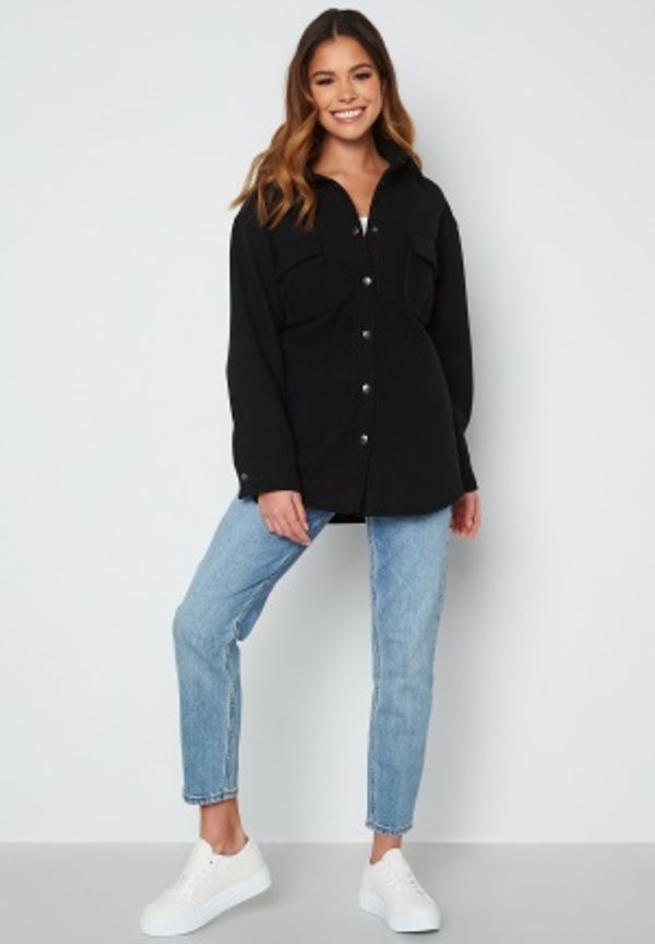 BUBBLEROOM Alice Shirt Jacket Black XS