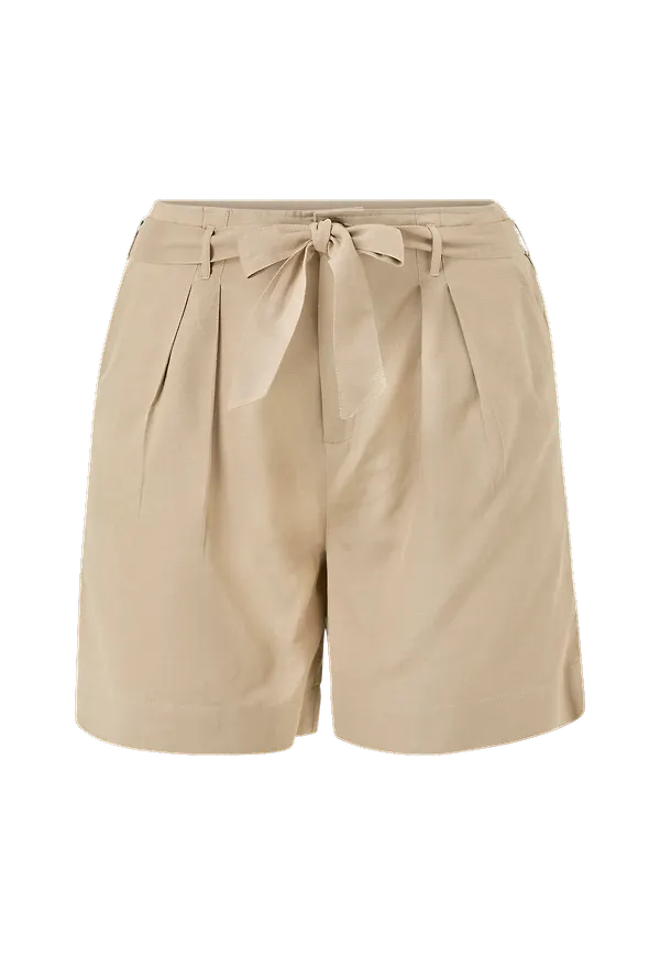 Only Carmakoma - Shorts carVivosa Life Belt Shorts - Grå