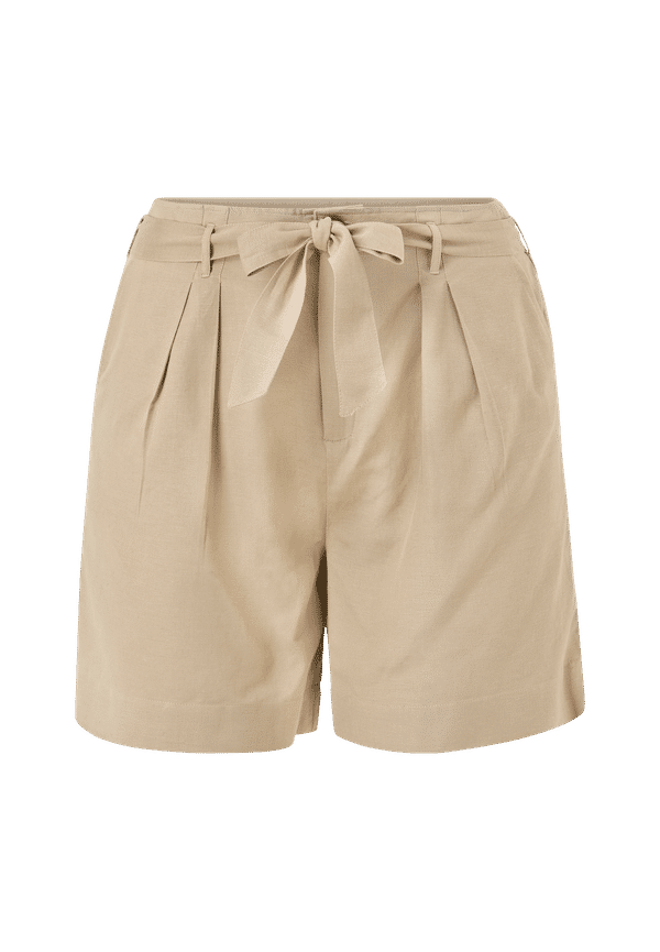 Only Carmakoma - Shorts carVivosa Life Belt Shorts - GrÃ¥