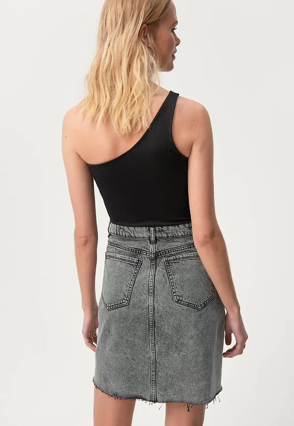 Gina Tricot - Topp Joline One Shoulder Top - Svart