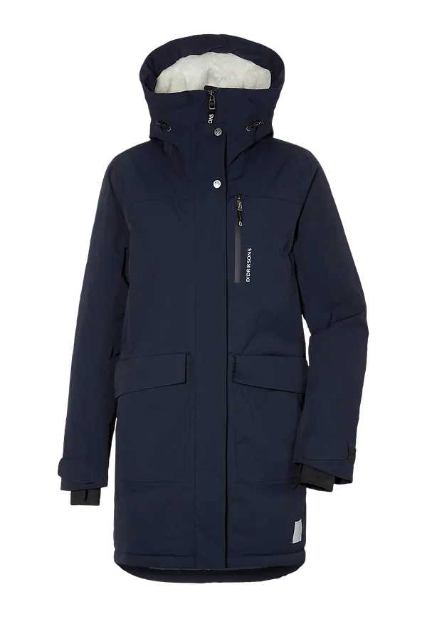 Didriksons - Parkas Ciana Wns Parka - Blå