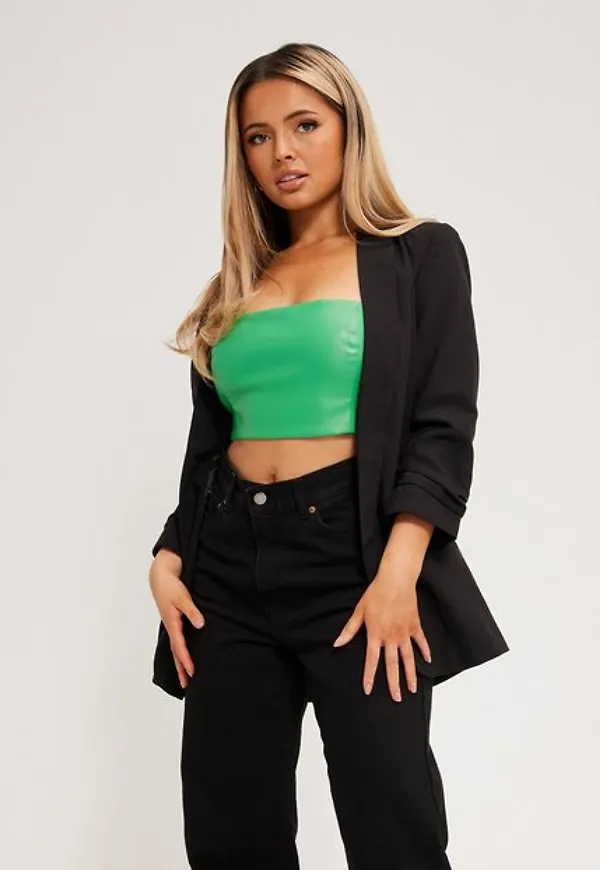 Pieces Pcboss 3/4 Blazer Noos Kavajer Svart