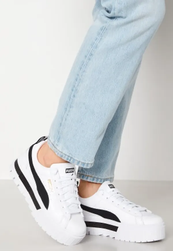 PUMA Mayze Lth Wn's 01 White/Black 37 (UK4)