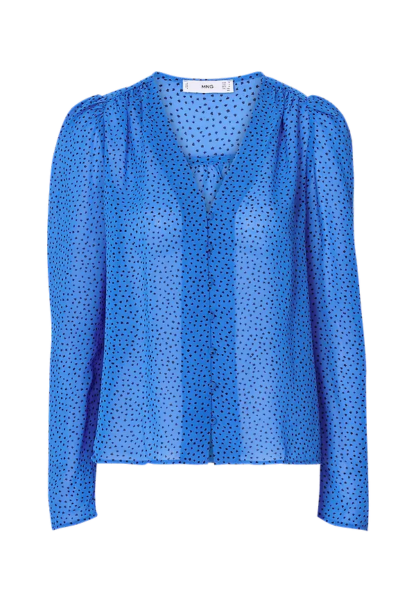 Mango - Blus Mina - Blå
