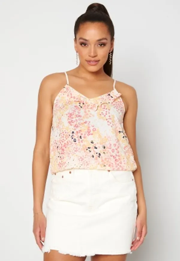 VERO MODA Hannah Foil Singlet Top Birch M