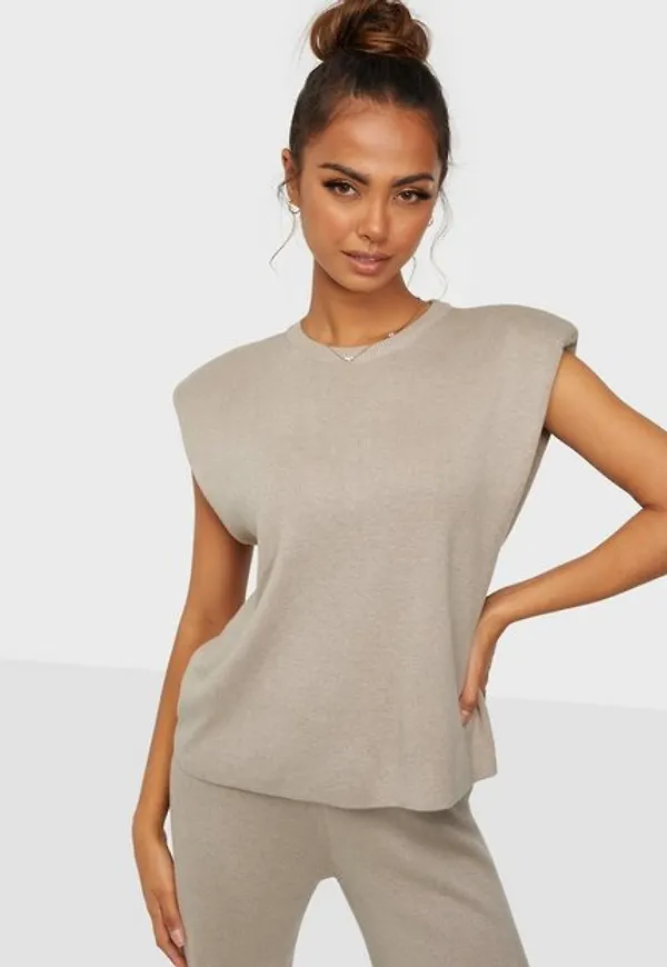 Vila Vidulce S/L Knit Top Stickade västar